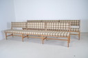Vintage bench, plaid
