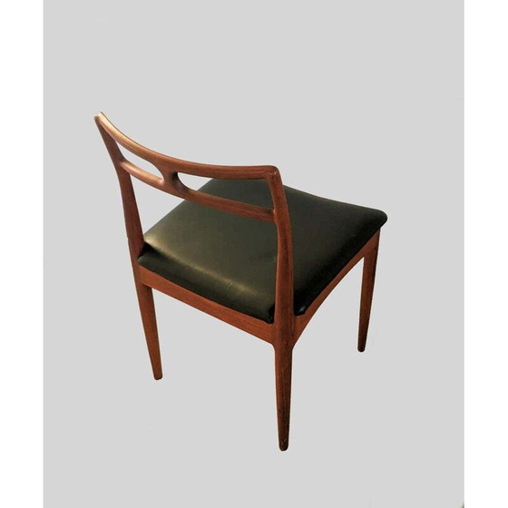 Image 1 of Set van 4 vintage teakhouten stoelen Inc. door Johannes Andersen, Denemarken