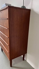 Deense ladekast in teak 