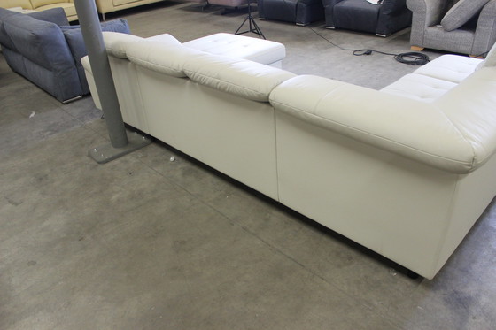 Image 1 of Leder Sofa U-Sofa Met Slaapfunctie Opbergruimte En Verstelbare Hoofdsteunen Leder Sofa Bed Sofa Bank