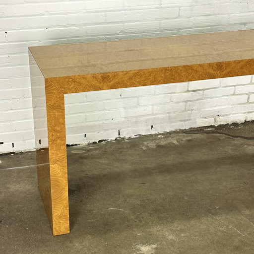 Console Tafel Met Burlwood Van Selva