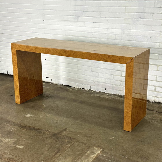 Image 1 of Console Tafel Met Burlwood Van Selva