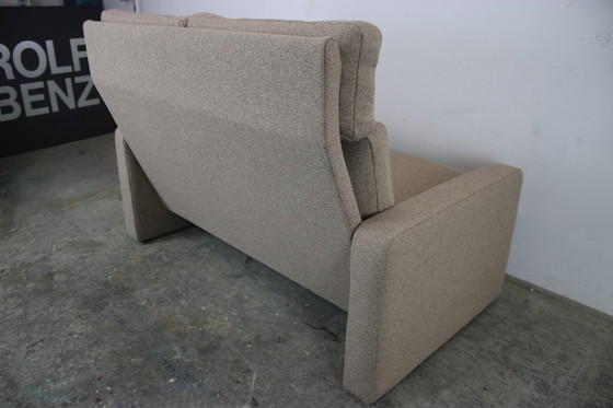 Image 1 of Cor Conseta tweezitsbank grijs effen stof bank hoge rugleuning nieuw.