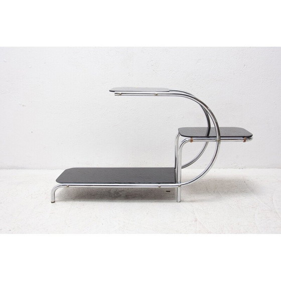 Image 1 of Vintage Bauhaus plantenstandaard model 715 van Emile Guillot, jaren 1930