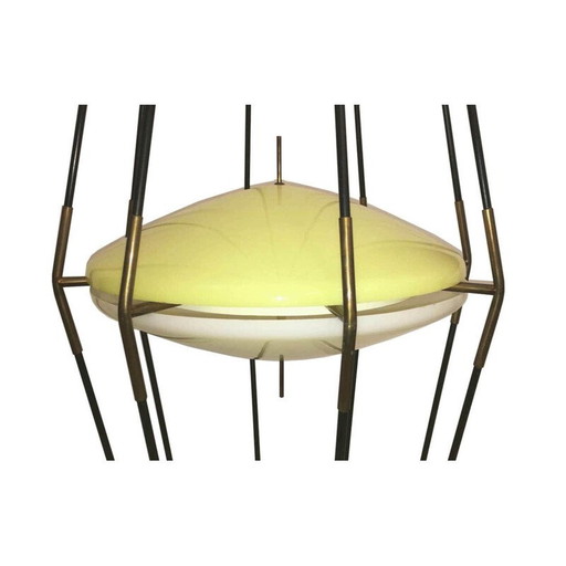 Vintage "Siluro" vloerlamp door Angelo Lelli en Ettore Sottsass voor Arredoluce, Italië 1957