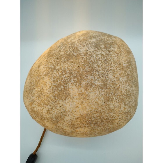 Image 1 of Vintage Galet glasvezel tafellamp van André Cazenave, Frankrijk