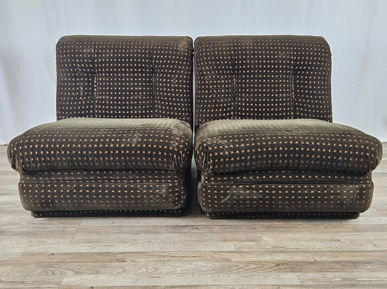 Image 1 of 3x Vintage modulaire fauteuils