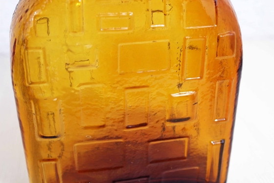 Image 1 of Empoli amber glazen fles