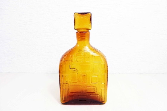 Image 1 of Empoli amber glazen fles