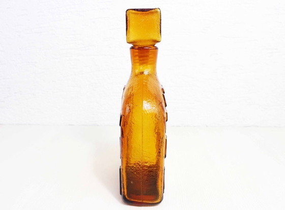 Image 1 of Empoli amber glazen fles