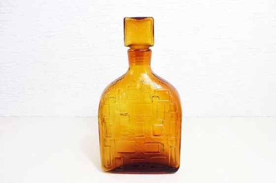 Image 1 of Empoli amber glazen fles