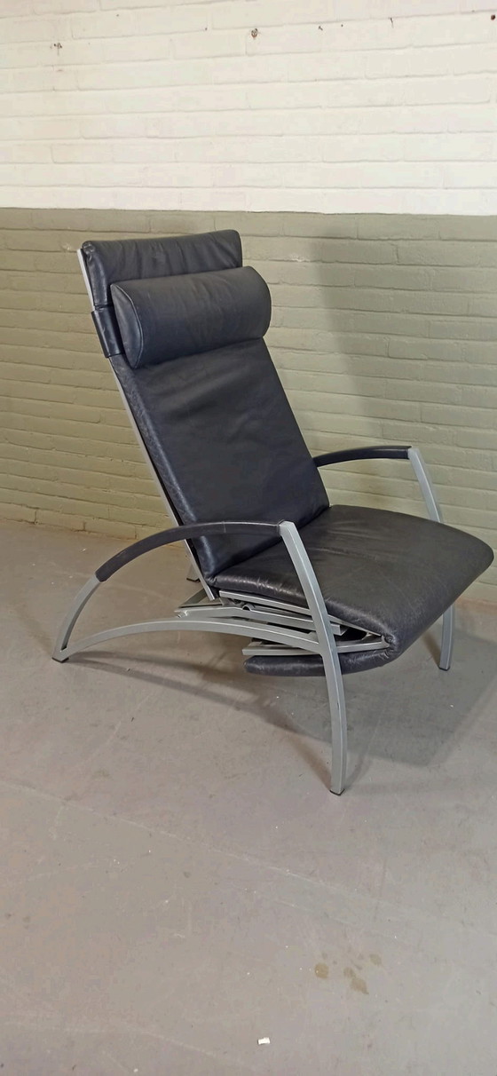 Image 1 of Interprofil 'Pax' leren fauteuil fauteuil