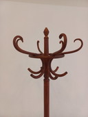 Vintage Houten staande kapstok.