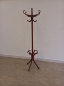 Vintage Houten staande kapstok.