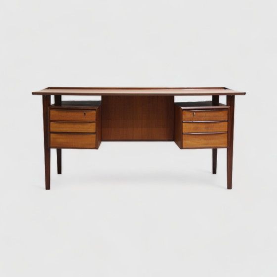Image 1 of Vintage bureau Peter Løvig Nielsen - Deens Design, teak, jaren '60