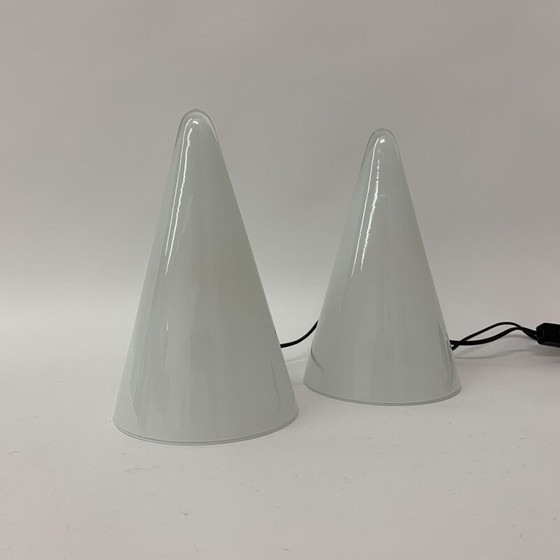 Image 1 of Set van 2 vintage tipi tafellampen van SCE, 1970