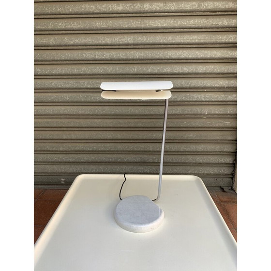 Image 1 of Vintage metalen en marmeren lamp Skipper van Bruno Gecchelin, 1970