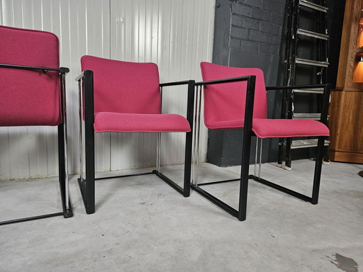 Vintage Eetkamer Stoelen, 4 Stuks