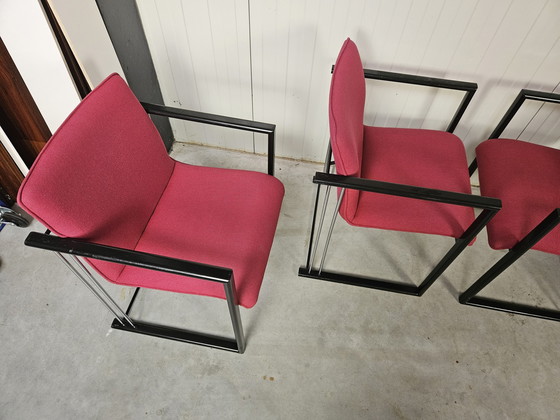 Image 1 of Vintage Eetkamer Stoelen, 4 Stuks