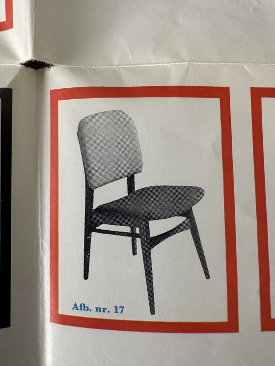 Image 1 of 3x vintage stoelen - jaren 50