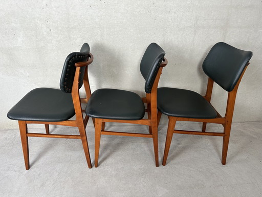 3x vintage stoelen - jaren 50