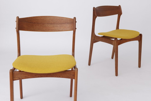 2 Erik Buch Stoelen #49 Deense 1960S Vintage