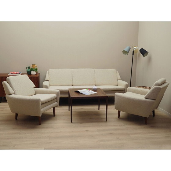 Image 1 of Vintage crèmekleurige bank, Denemarken 1970