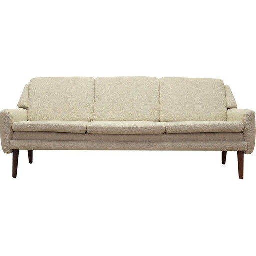 Vintage crèmekleurige bank, Denemarken 1970