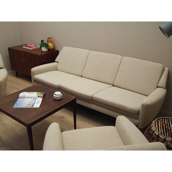 Image 1 of Vintage crèmekleurige bank, Denemarken 1970