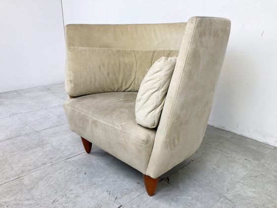 Image 1 of Ligne Roset loungestoel met hoge rugleuning