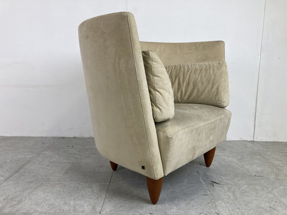 Image 1 of Ligne Roset loungestoel met hoge rugleuning