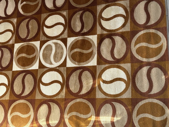 Image 1 of Vintage tapijtontwerp jaren 60-70