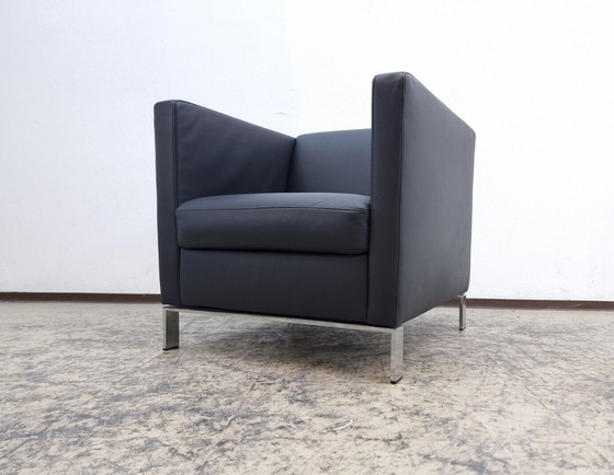 Image 1 of Knoll Foster fauteuil design fauteuil leren stoel bureaustoel leer naar Vitra