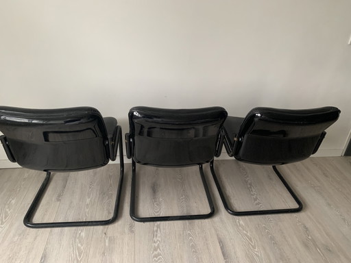 3x Artifort slede stoel