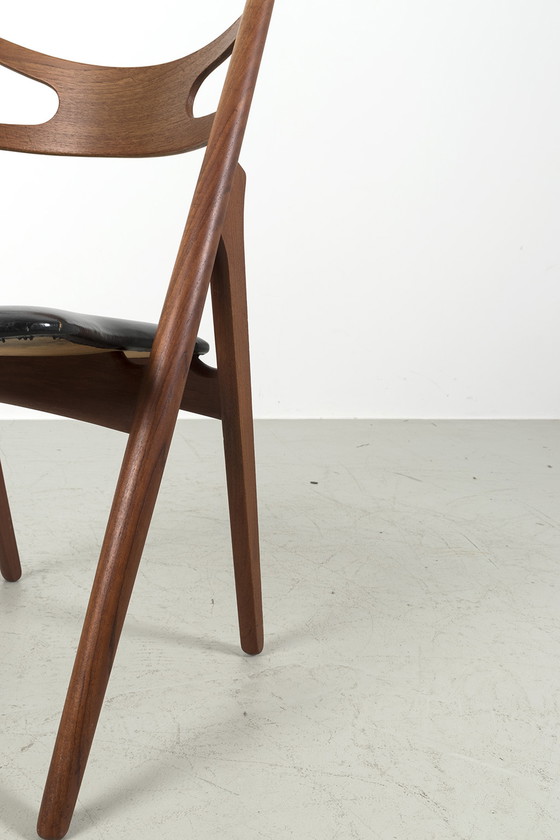 Image 1 of Set van 3 ‘CH29P Sawbuck’ eetkamerstoelen