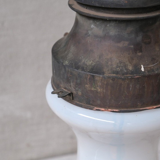 Image 1 of Vintage metalen hanglamp, Frankrijk 1900