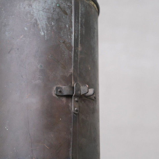 Image 1 of Vintage metalen hanglamp, Frankrijk 1900