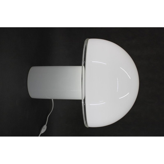 Image 1 of Vintage paddestoel tafellamp van Murano glas, Italië 1990