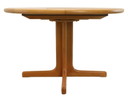Vintage Lübke Zolling ronde eettafel verlengbaar 
