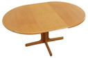 Vintage Lübke Zolling ronde eettafel verlengbaar 