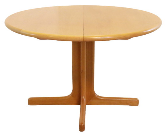Image 1 of Vintage Lübke Zolling ronde eettafel verlengbaar 