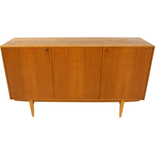 Scandinavisch vintage teak dressoir, Zweden 1960