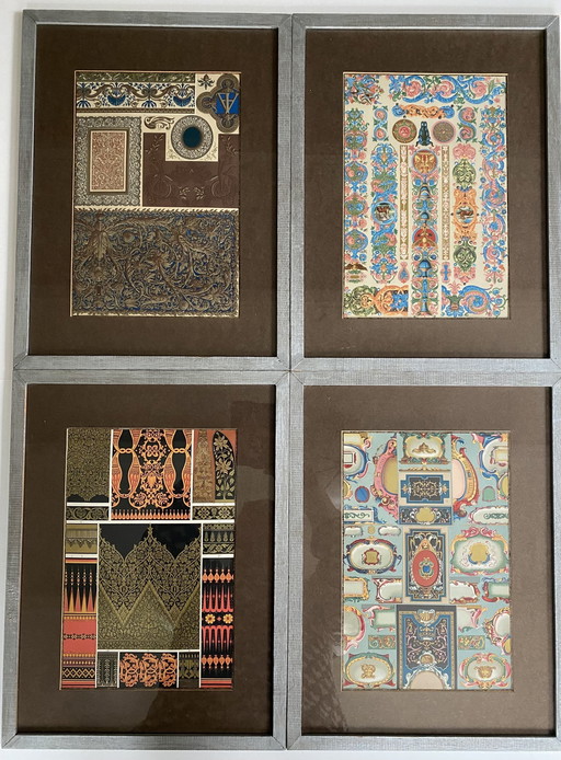 4 Chroomlitho’S Uit Historie Van Design Door Racinet