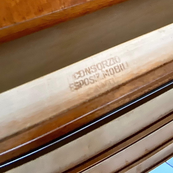 Image 1 of 1X Mid Century Modern Houten Dressoir, Consorzio Mobili Cantu, Italië 1960