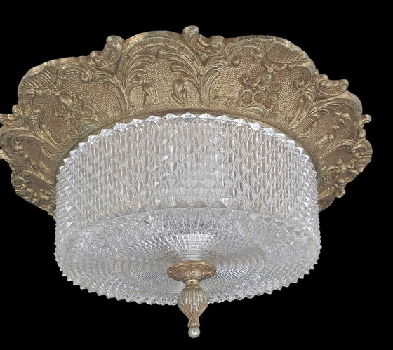 Image 1 of 2091 Vintage Hollywood Regency Style Barok Plafonniere