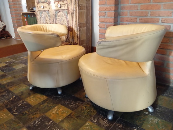 Image 1 of 2x Cassina Aki Biki Club Zetels