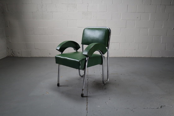 Image 1 of Bauhaus Tubular Cantilever Chair, 1930'S