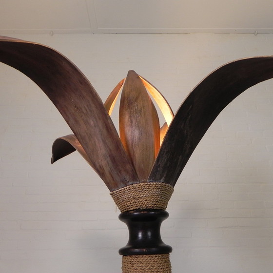 Image 1 of Staande Palmboom Lamp, Jaren 70