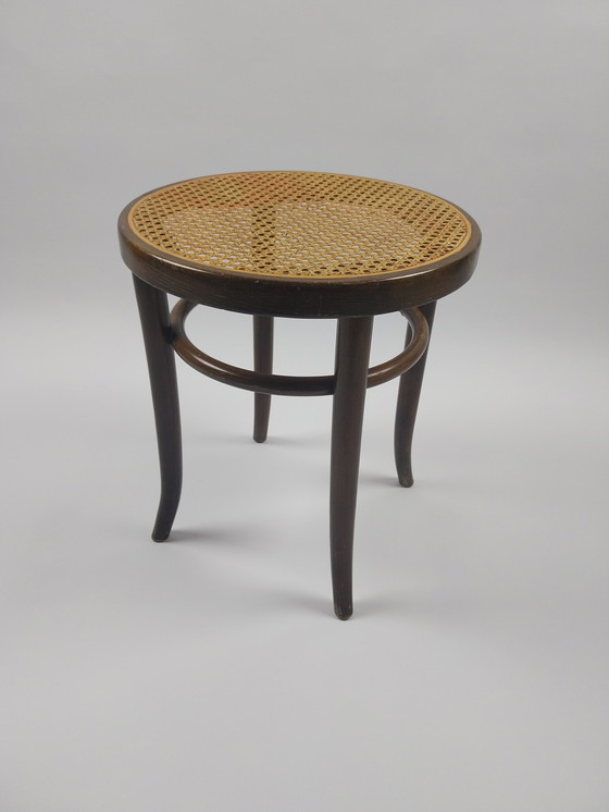 Image 1 of Vintage Bentwood Krukje Tabouret