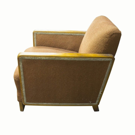 Image 1 of Mid-eeuwse Art Deco fauteuil, Centraal-Europa jaren 1930